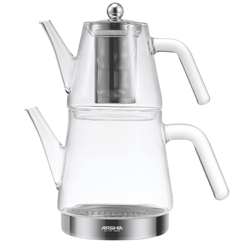 ست کتری و قوری پیرکس شعله مستقیم عرشیا مدل GT115-3835